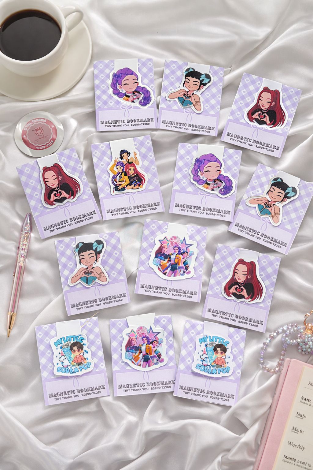 Demon Hunters Magnetic Bookmark